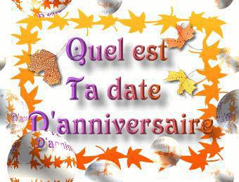 ta date d anniversaire